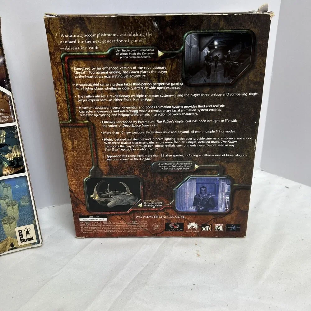 🔥LOT‎ OF 2 - STAR WARS PC GAMES - EPISODE 1 & THE FALLEN VGC